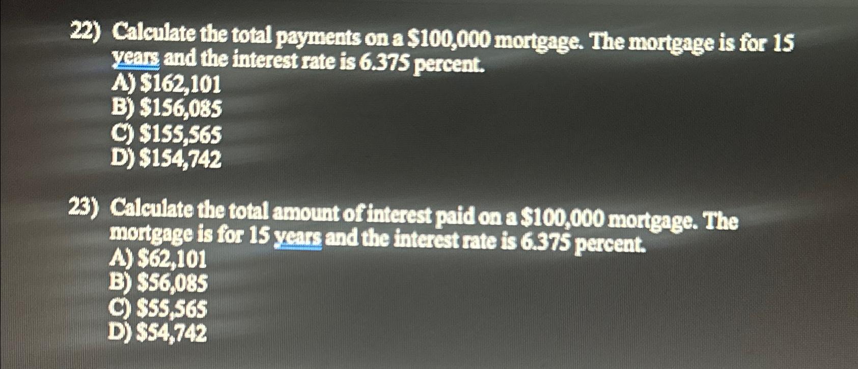 What Is The Payment On A 100 000 Mortgage