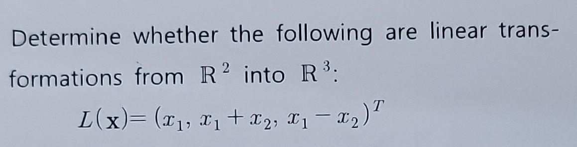 Solved Determine whether the following are linear | Chegg.com