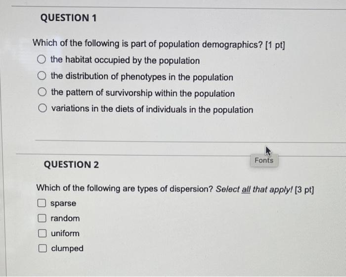 Solved Which of the following is part of population | Chegg.com