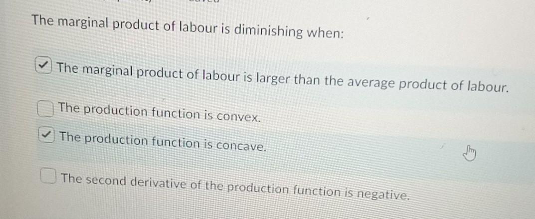 solved-the-marginal-product-of-labour-is-diminishing-when-chegg