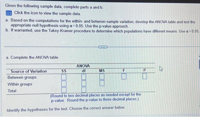 how to reject null hypothesis with p value