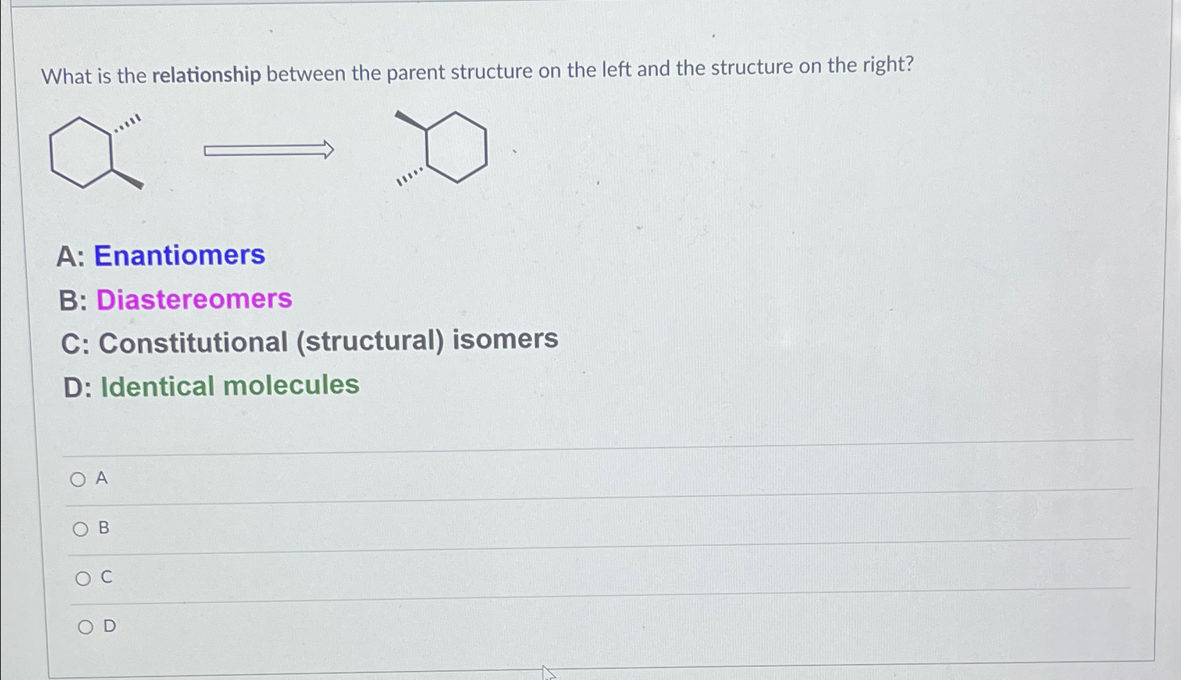Solved What is the relationship between the parent structure | Chegg.com