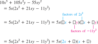 Solved Factor The Trinomials See Examples 4 7 4c4 c2d3 25 Chegg Com