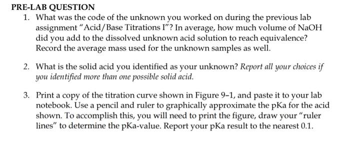 RE-LAB QUESTION 1. What was the code of the unknown | Chegg.com
