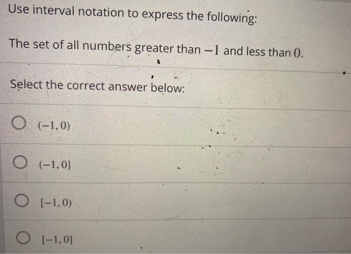 solved-the-set-of-all-numbers-greater-than-1-and-less-than-chegg