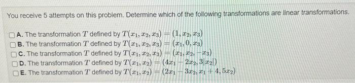Solved ou receive 5 attempts on this problem. Determine | Chegg.com