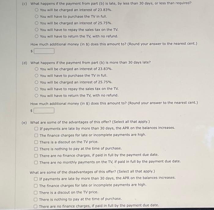 Solved Electronic Boutique NO INTEREST \& NO PAYMENTS* FOR