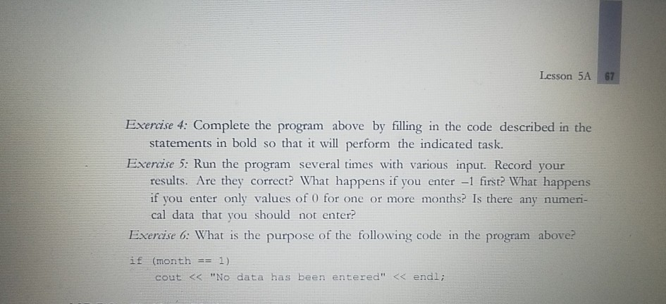 Solved #include using namespace std; int main() // Fill in | Chegg.com