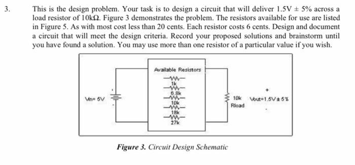 Solved 3. This is the design problem. Your task is to design | Chegg.com