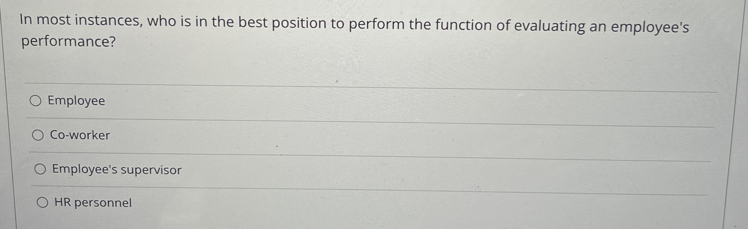 Solved In most instances, who is in the best position to | Chegg.com