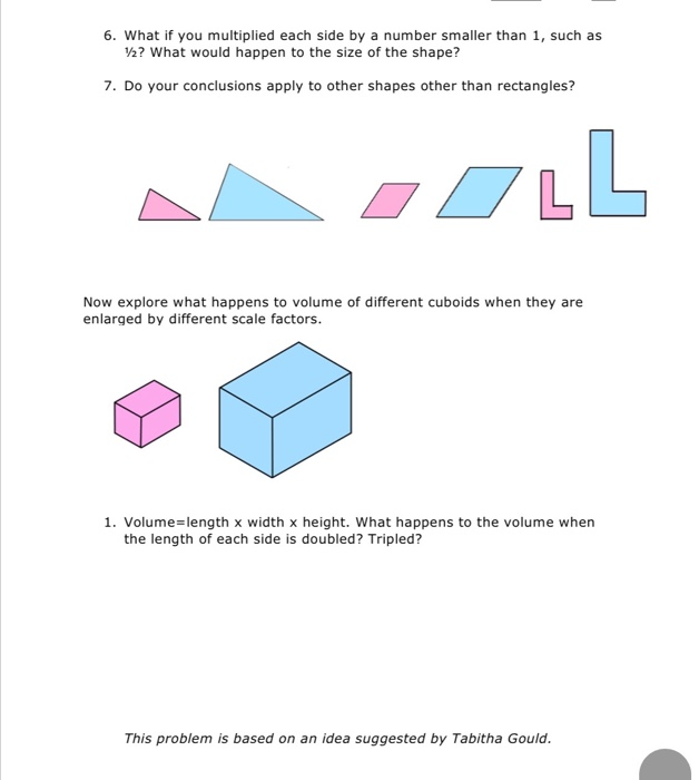 Solved Growing Rectangles Imagine a rectangle with an area