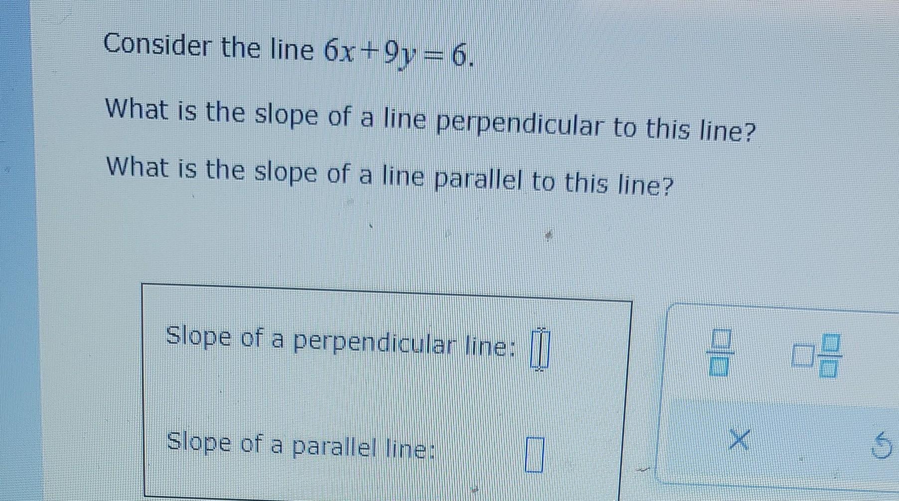 3y 6x 9 slope