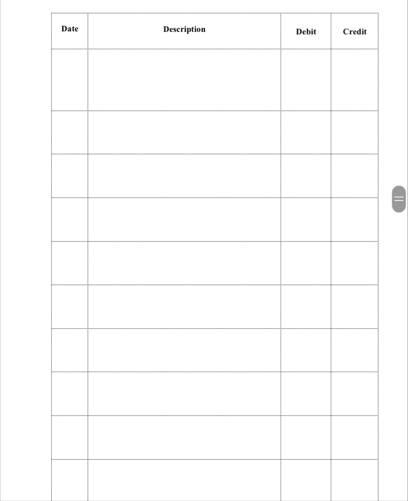 RequirementsPrepare journal entries for the following | Chegg.com