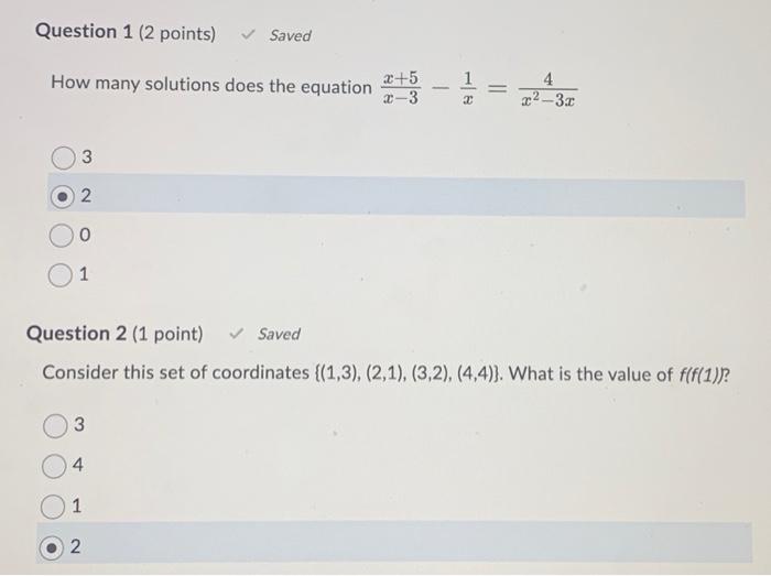 4 2x 1 )= 5 x 2 )  3 how many solutions