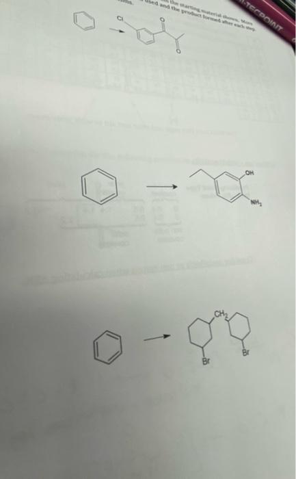 Solved outline a synthesis for each of the following | Chegg.com