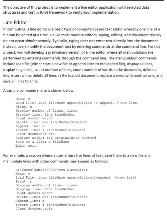 Solved In computing, a line editor is a basic type of | Chegg.com