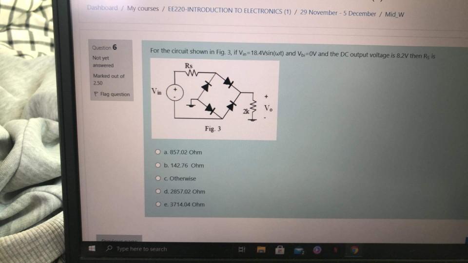 Solved Dashboard / My courses / EE220-INTRODUCTION TO | Chegg.com