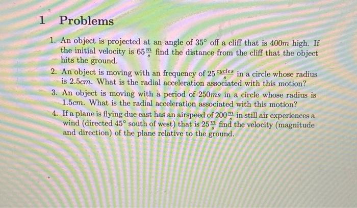 Solved Position and Velocity Vectors General Physics I | Chegg.com