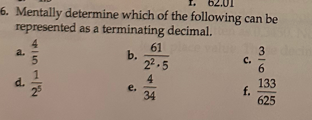 Solved Mentally determine which of the following can be | Chegg.com