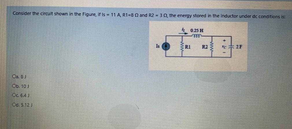 Solved Consider the circuit shown in the Figure, if Is = 11 | Chegg.com