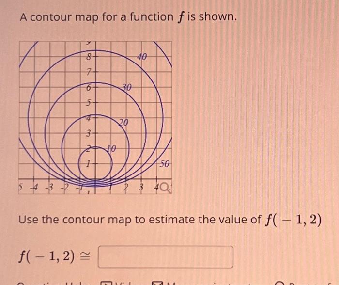 Solved A Contour Map For A Function F Is Shown. Use The | Chegg.com