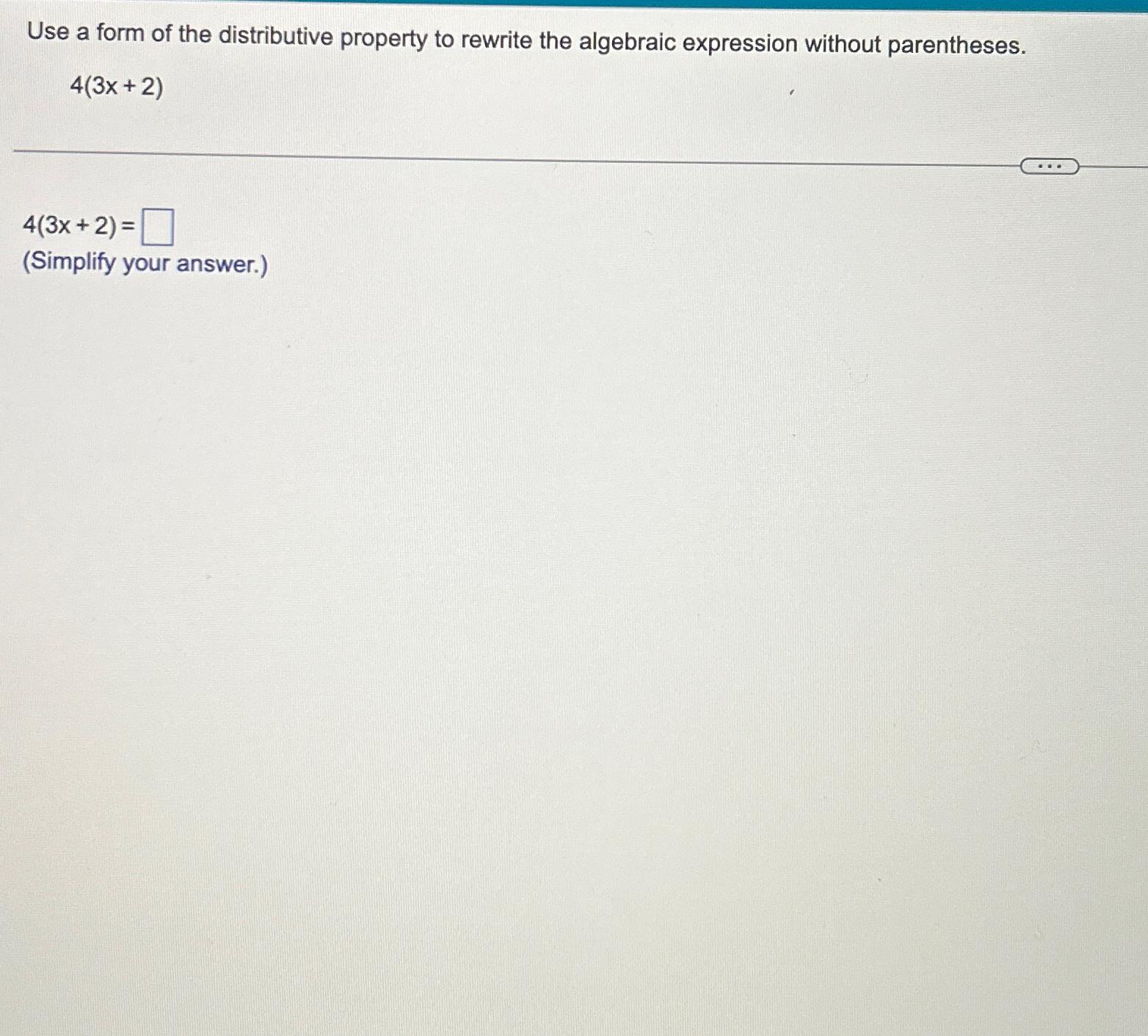 solved-use-a-form-of-the-distributive-property-to-rewrite-chegg
