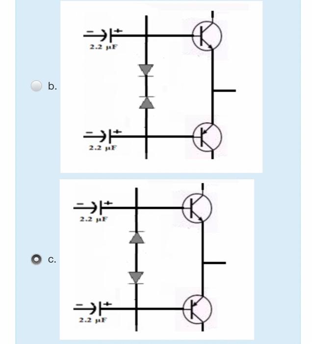 Solved To Eliminate The Crossover Distortion In Class B | Chegg.com