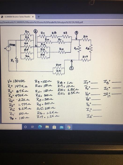 Scan006 Resistor Series Parallel X Chegg Com