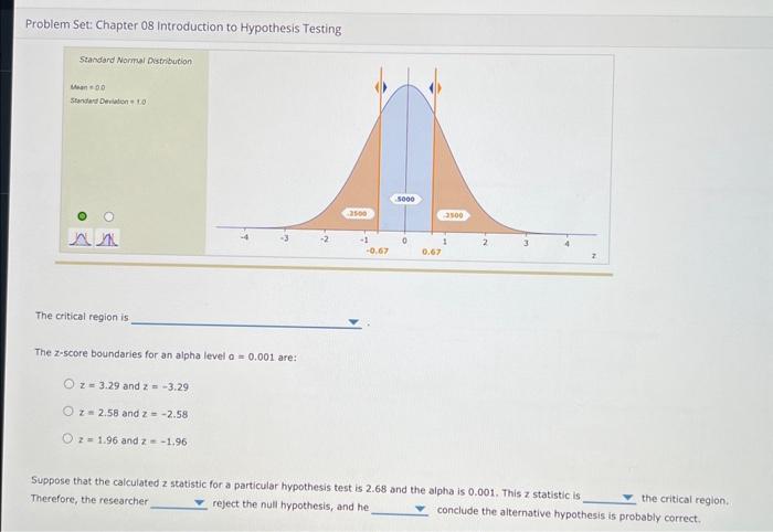 Solved When a researcher sets a=.05, he is willing to accept | Chegg.com