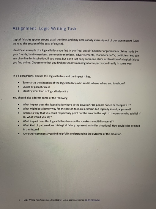 Fallacy essay topics picture