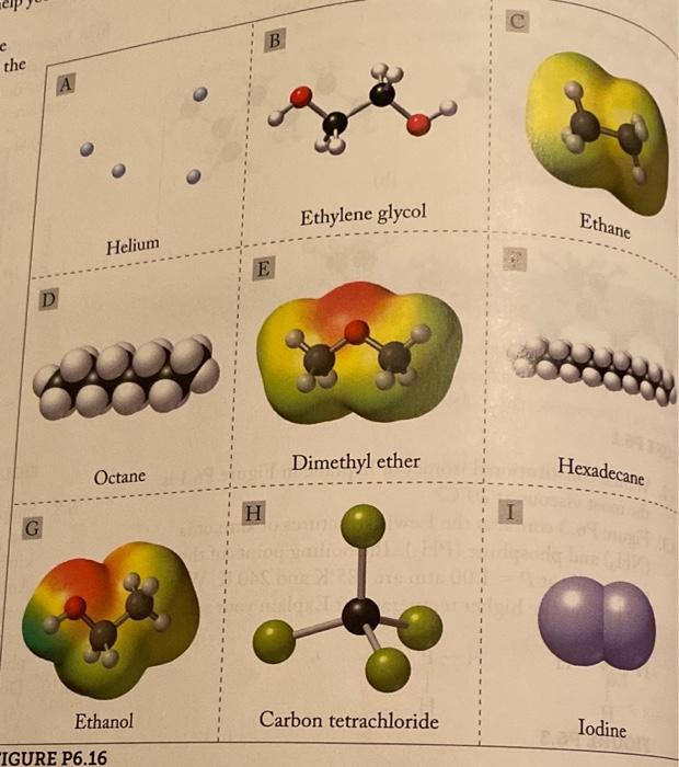 Solved 64. Figure P6.4 Shows Space-filling Models Of Pentane | Chegg.com