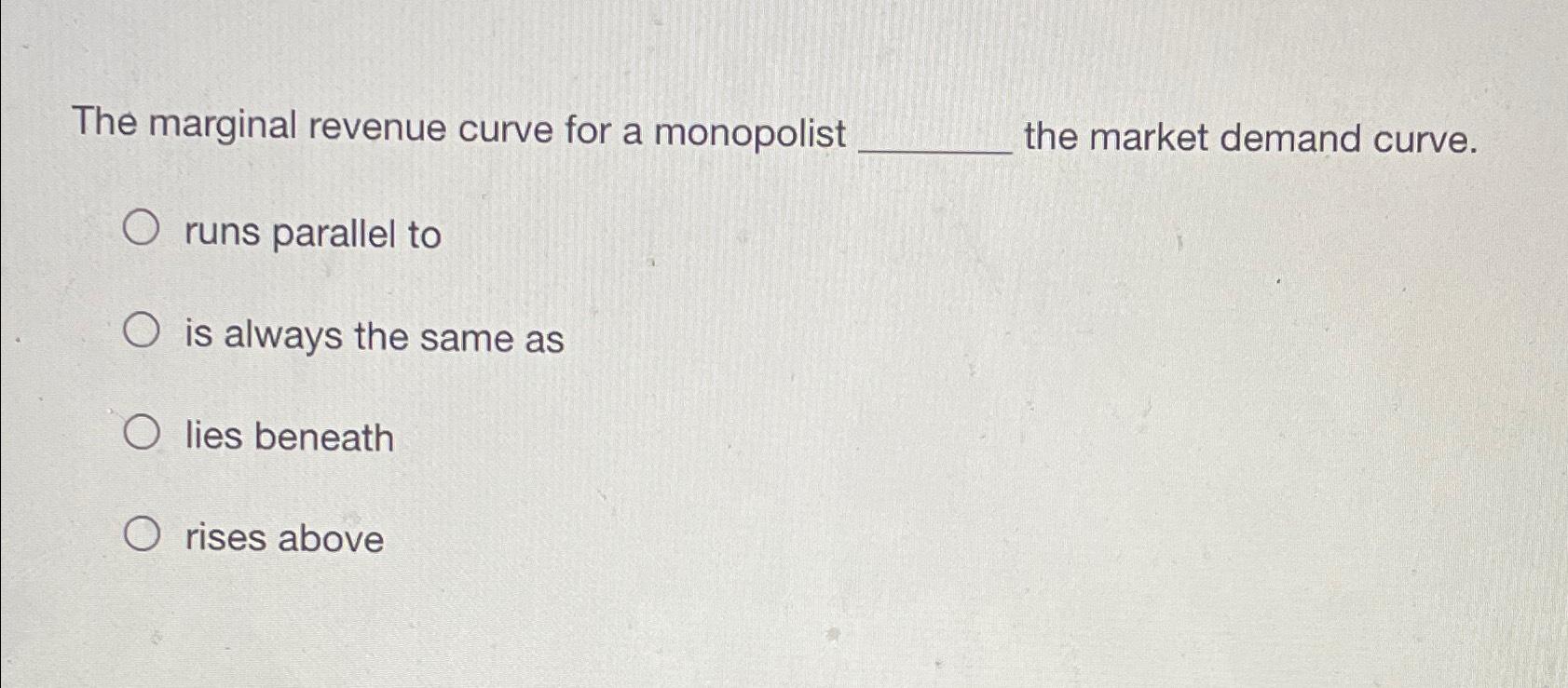 solved-the-marginal-revenue-curve-for-a-monopolist-the-chegg