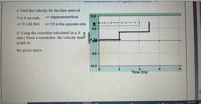Solved The position-time graph shows the motion of the man | Chegg.com