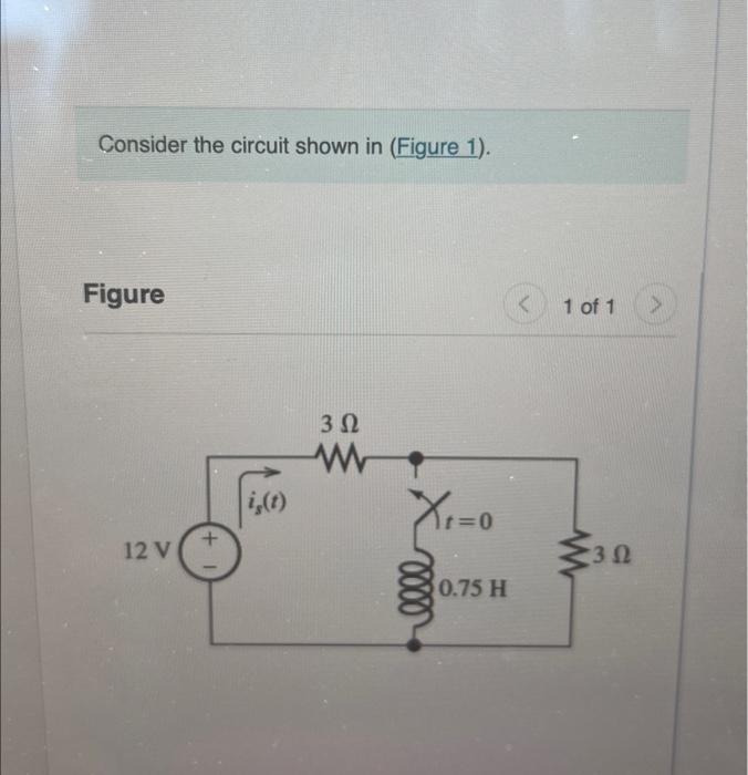 Solved Consider The Circuit Shown In (Figure 1). Figure 1 Of | Chegg.com