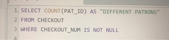 Solved Problem 83 Write a query to display the number of | Chegg.com