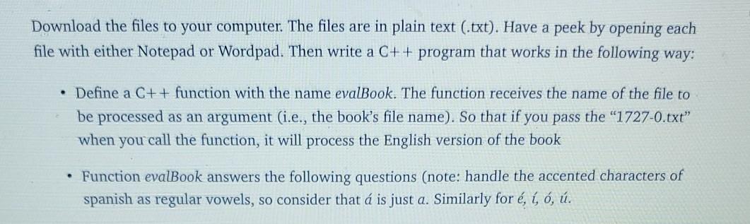 Solved Download The Files To Your Computer The Files Are Chegg Com