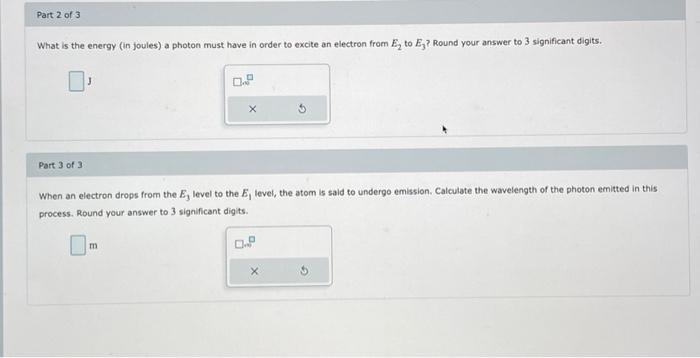 Solved Consider the following energy levels of a | Chegg.com