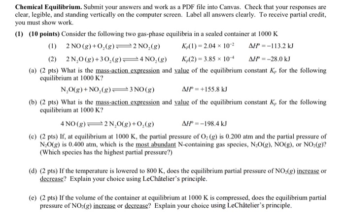 Chemical Equilibrium Calculations Pdf