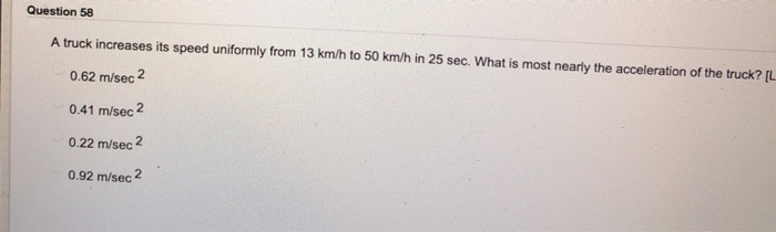 As it was speed. As it was speed