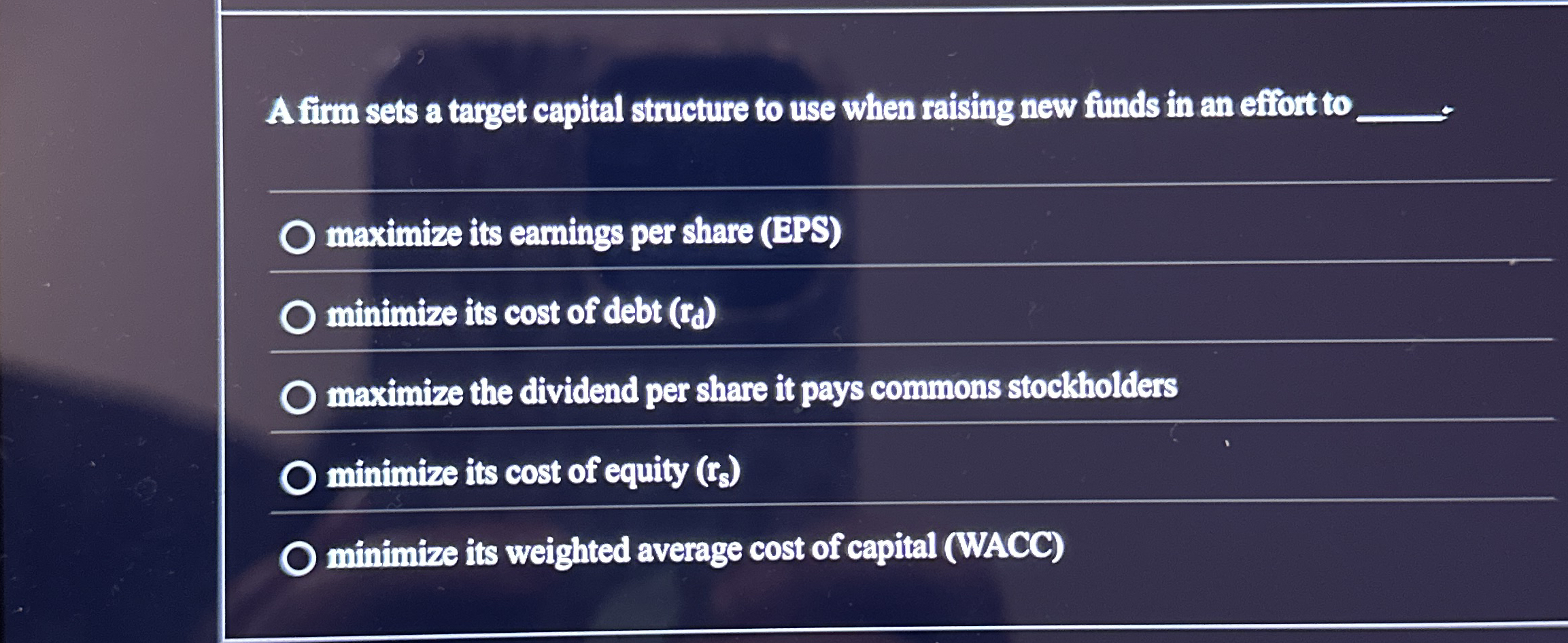 Solved A firm sets a target capital structure to use when | Chegg.com