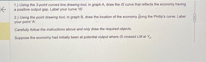 Solved \r\n1.) Using the 3-point curved line drawing tool, | Chegg.com