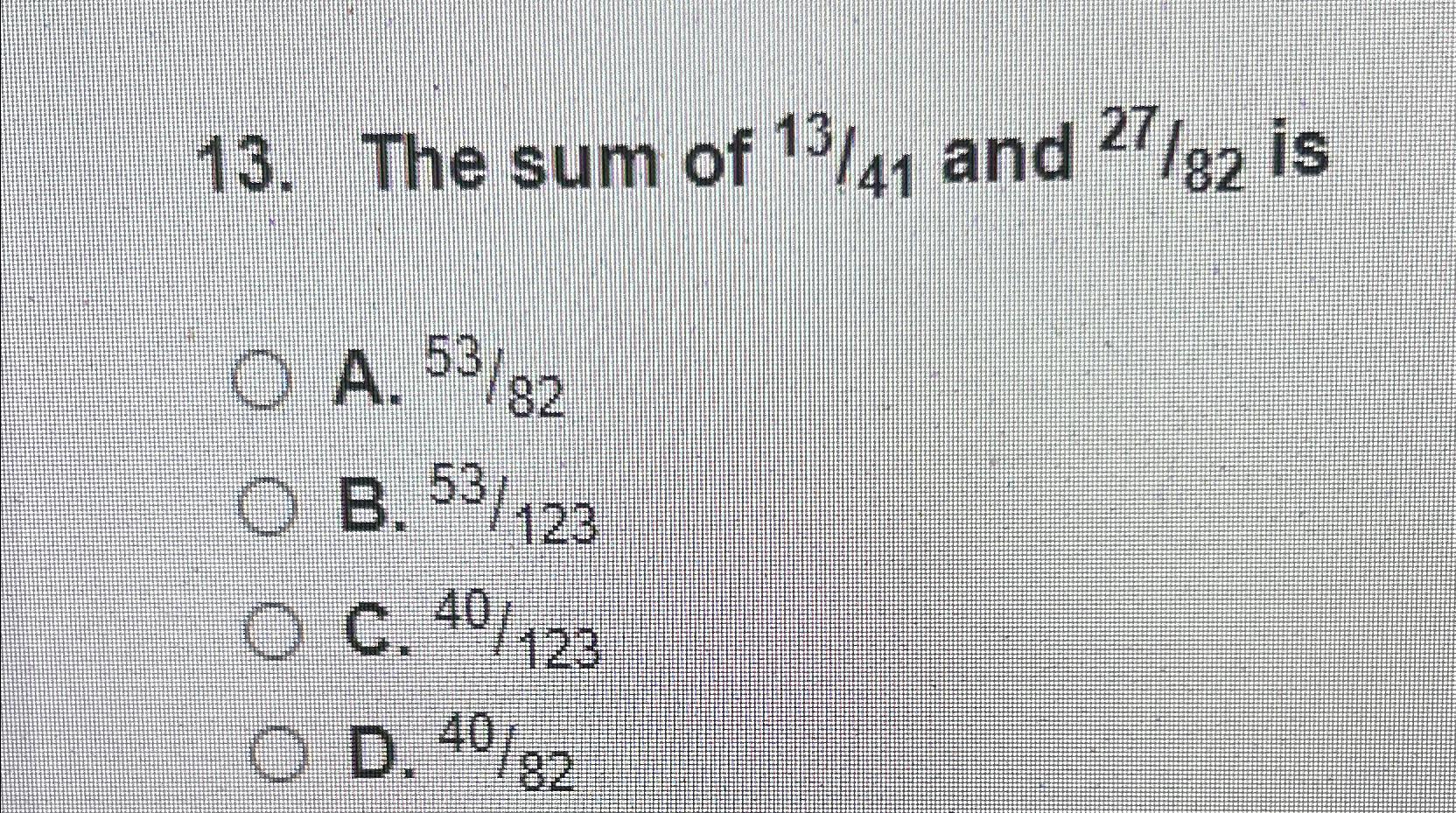 Solved The sum of 1341 ﻿and 2782 | Chegg.com
