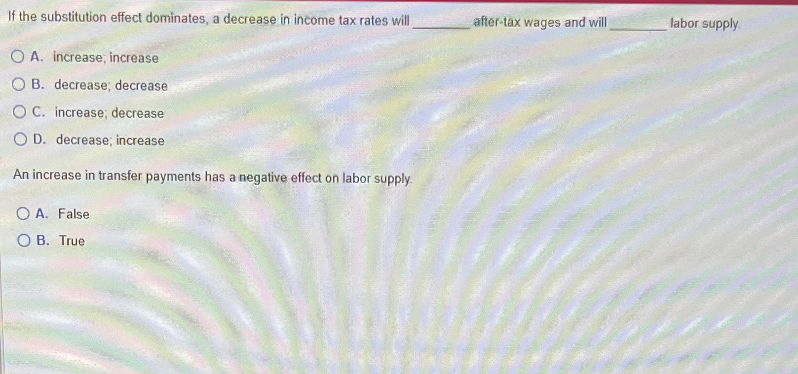 Solved If the substitution effect dominates, a decrease in | Chegg.com