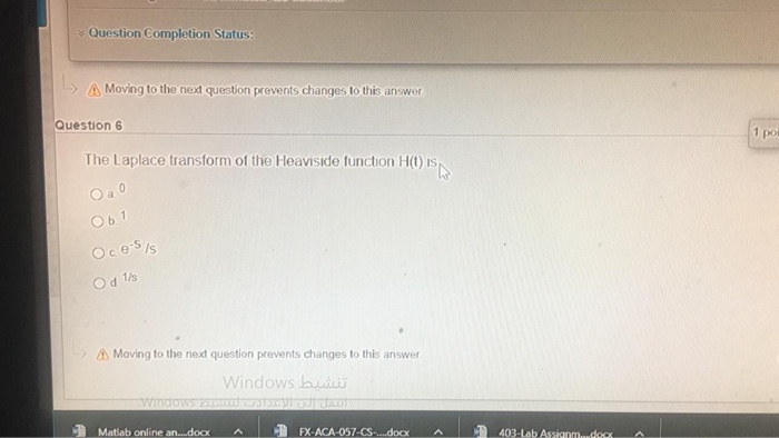 Solved Question Completion Status: A Moving to the next | Chegg.com