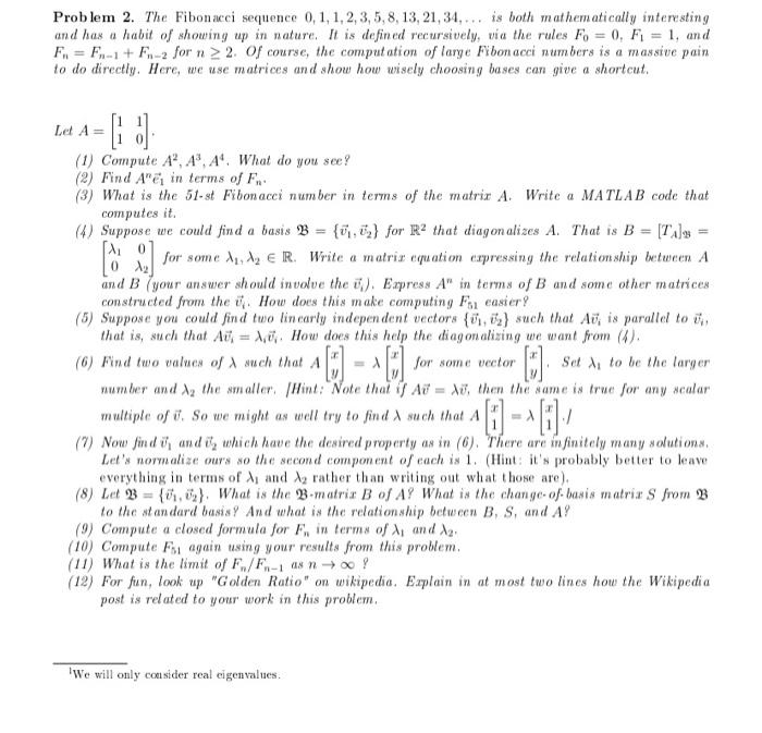 solved-problem-2-the-fibonacci-sequence-0-1-1-2-3-5-8-13-chegg