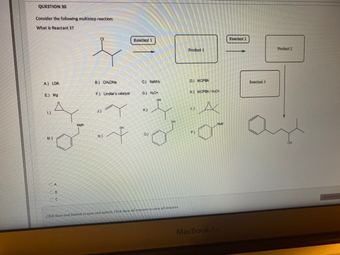 Solved QUESTION 30 Consider the following multistep | Chegg.com