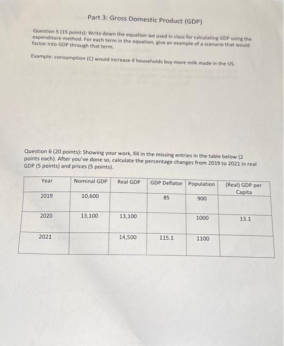 Solved Question 5 (15 points): Write down the equation we | Chegg.com