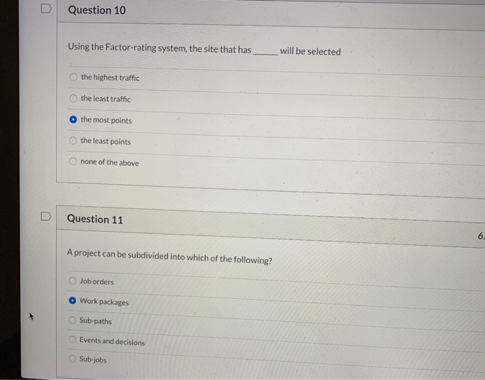 Solved Question 1 6.2 What is a work breakdown structure? A | Chegg.com