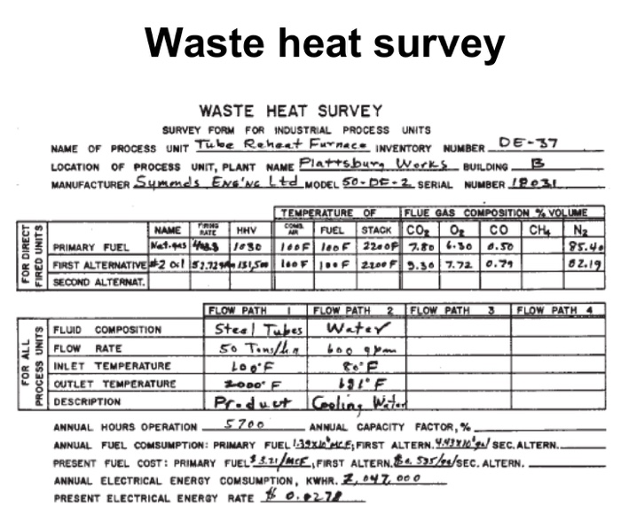 Heat Loss Surveys, Heat Loss Calculation Surveys