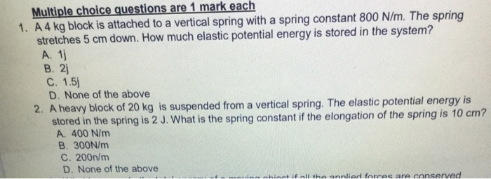 Solved Multiple Choice Questions Are 1 Mark Each 1 A4 Kg Chegg Solved Multiple Choice Questions Are 1 Mark Each 1 A4 Kg Chegg